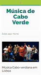 Mobile Screenshot of musicadecaboverde.com