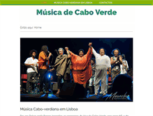 Tablet Screenshot of musicadecaboverde.com